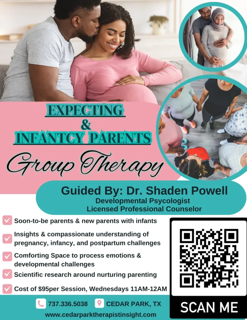 Group Therapy Sessions for Expecting parents and Parents of infants